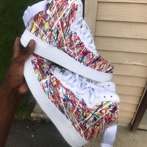 Air Force One High Splatter Custom Splattered